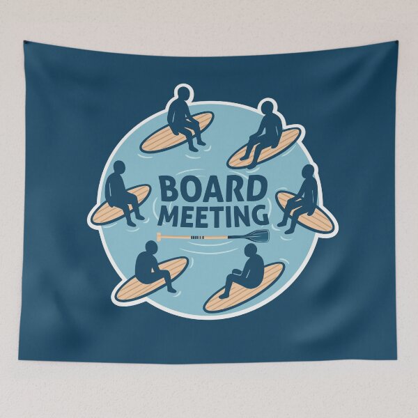 Item preview, Board Meeting or Paddle Board Meeting? designed and sold by reka-designs.