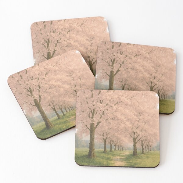 Item preview, Pathway Through Spring Blossoms designed and sold by TheWonkyEaselCo.