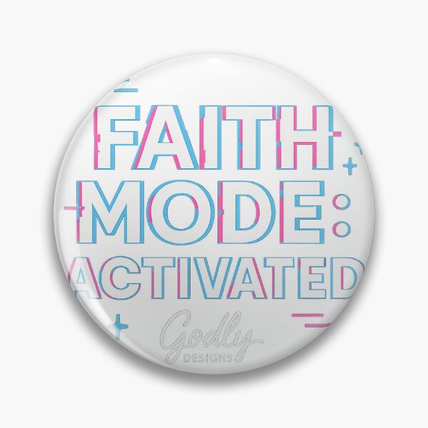 Item preview, Faith Mode: Activated – Digital Glitch Faithwear | Godly Designs designed and sold by Godly Designs .