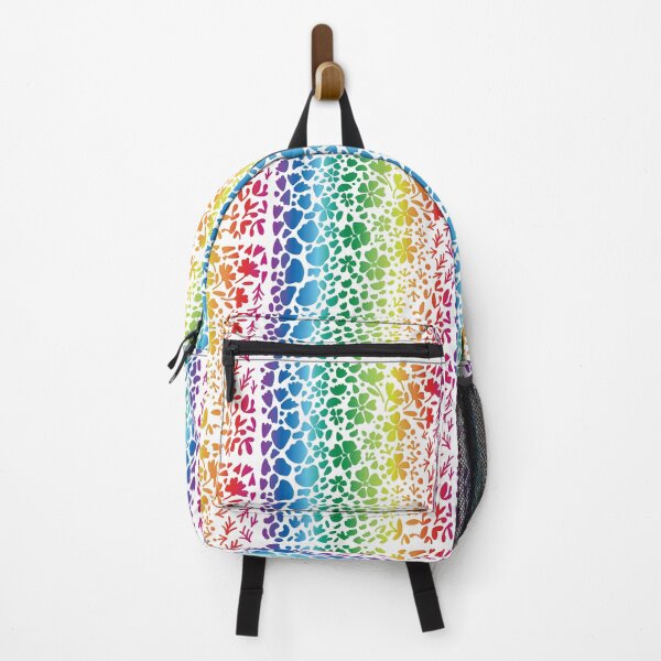 Item preview, Modern bright rainbow flower pattern designed and sold by steymo.