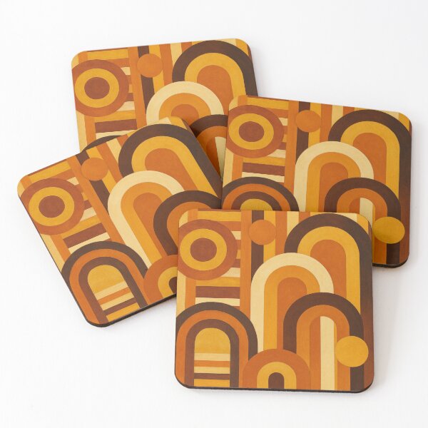 Item preview, Arches and Sunspots Retro MCM Geometric Design designed and sold by tonymagnerart.