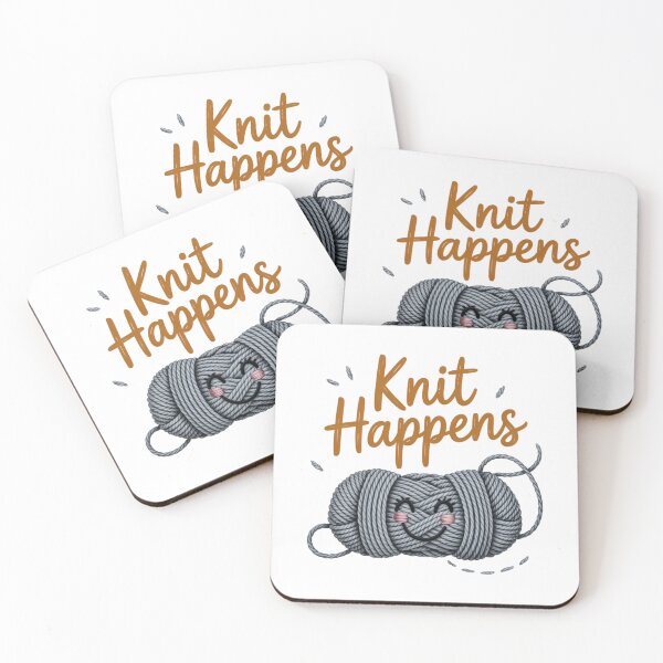 Item preview, Knit Happens Funny Knitting Craft Lover  designed and sold by artcultreone.