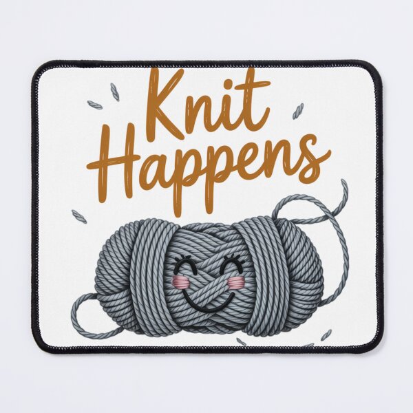 Item preview, Knit Happens Funny Knitting Craft Lover  designed and sold by artcultreone.