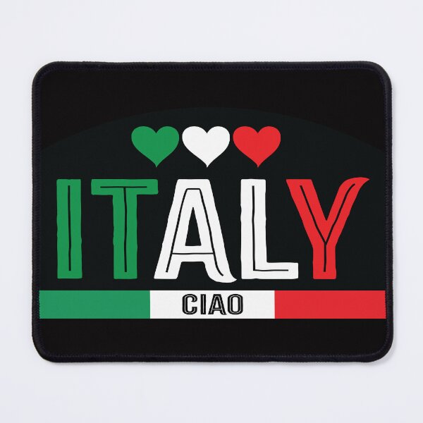 Item preview, Italian Flag Hearts Italy Ciao designed and sold by Freshinkshop.