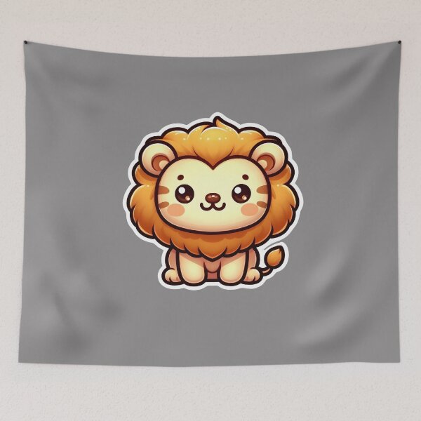 Item preview, Cute Lion designed and sold by ArtistEmbrace.