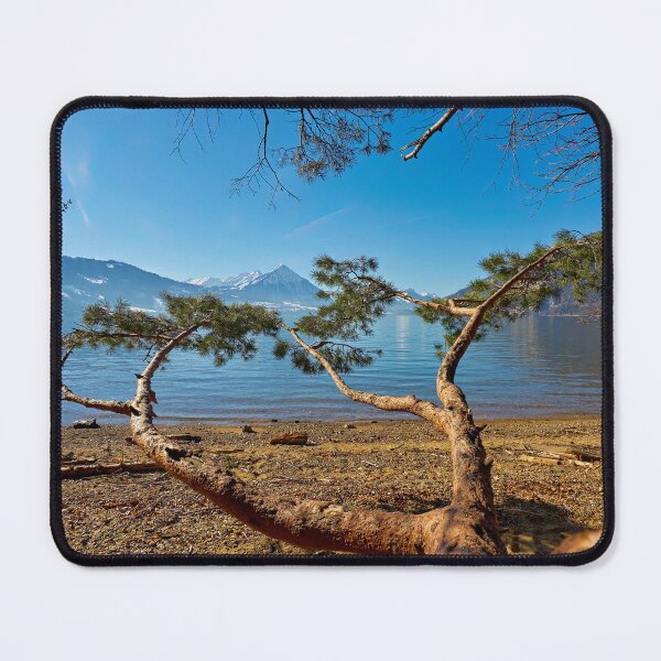 Item preview, Lake Thun and the Niesen range – harmony of water and mountains designed and sold by beatbieri.ch.