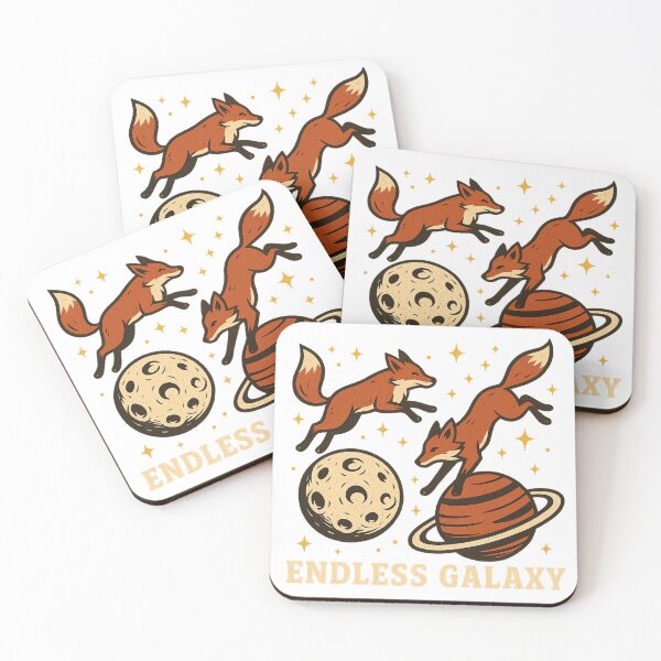 Item preview, TWO FOXES WHIT TWO PLANETS designed and sold by el-meehdi.