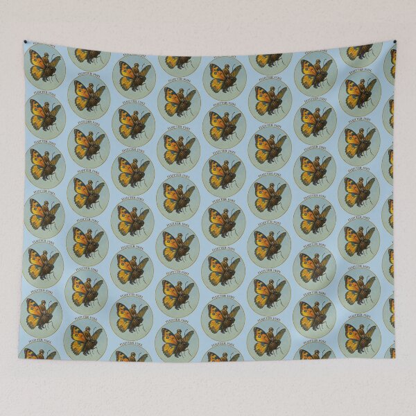 Item preview, Vintage Pilot Riding on the Back of a Large Butterfly URM designed and sold by urmaddad.