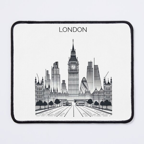 Item preview, London Skyline Minimalist Design designed and sold by CityArtDesigns.