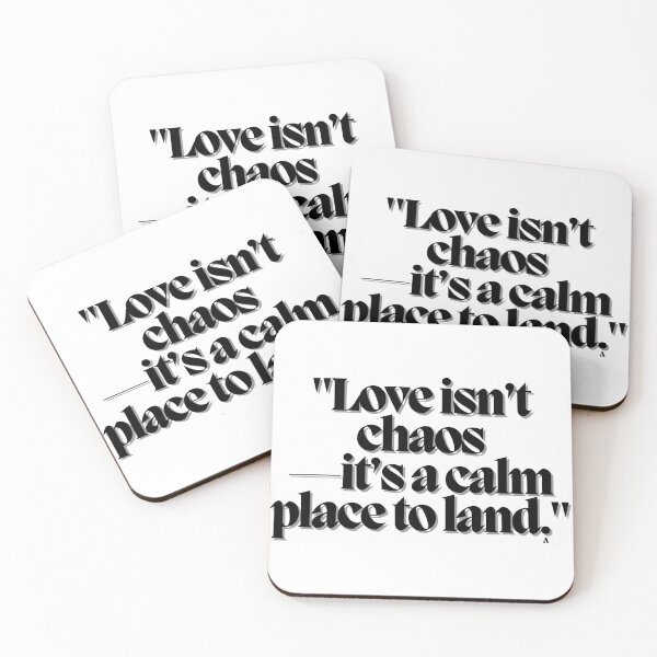 Item preview, Love isn’t chaos—it’s a calm place to land. designed and sold by Finds.