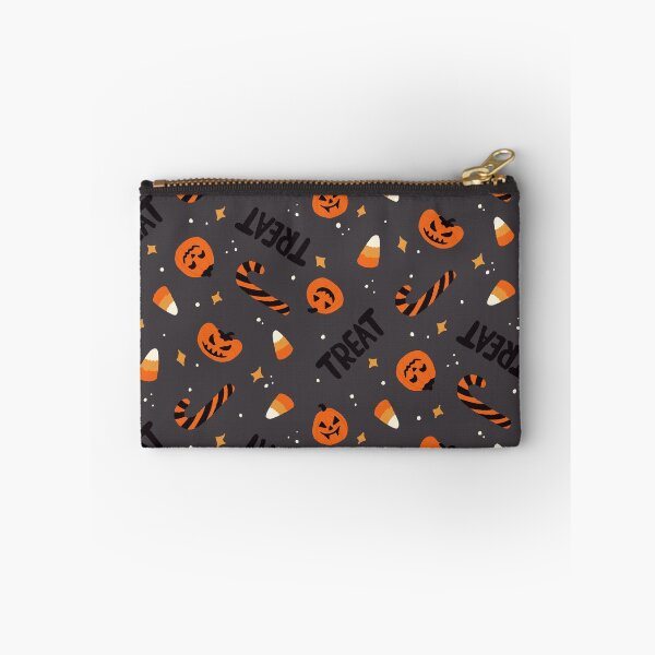 Item preview, Hand-Drawn Cute Spooky Halloween Trick or Treat Candy Toss – Black designed and sold by carlyxdesigns.