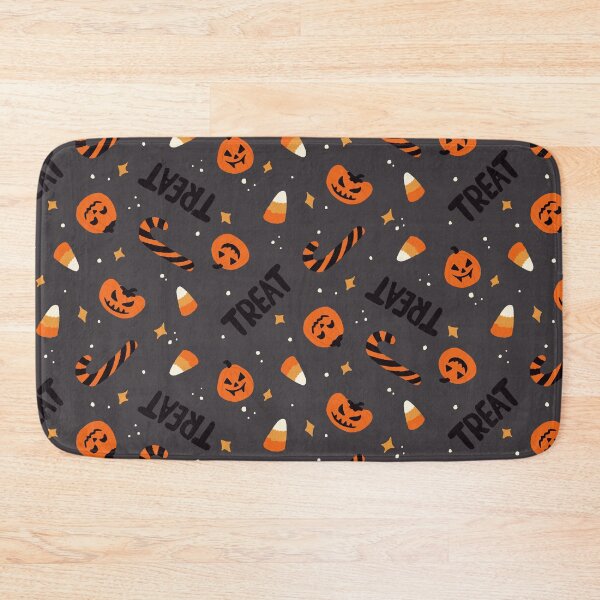 Item preview, Hand-Drawn Cute Spooky Halloween Trick or Treat Candy Toss – Black designed and sold by carlyxdesigns.