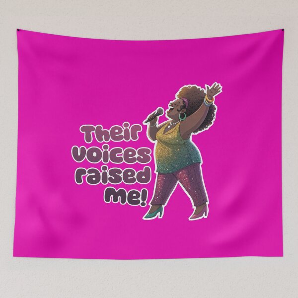 Item preview, Their voices raised me! Big Black Soul Mama designed and sold by gayishdesign.
