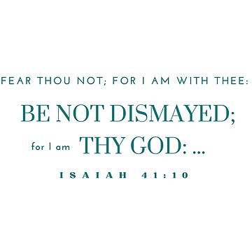 Artwork thumbnail, Isaiah 41:10 by kalysto357