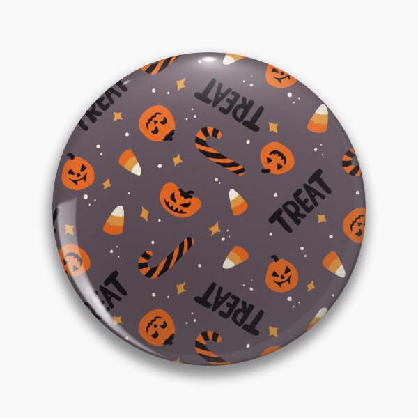 Item preview, Hand-Drawn Cute Spooky Halloween Trick or Treat Candy Toss – Dark Purple designed and sold by carlyxdesigns.