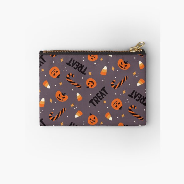 Item preview, Hand-Drawn Cute Spooky Halloween Trick or Treat Candy Toss – Dark Purple designed and sold by carlyxdesigns.