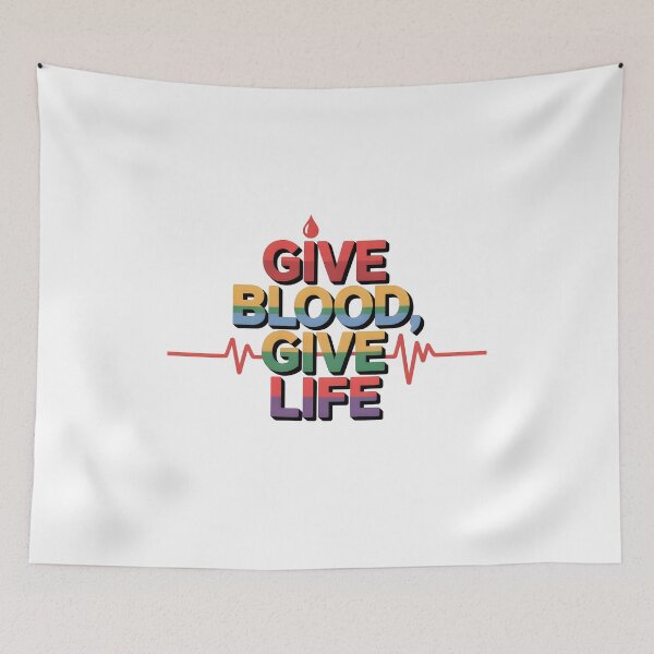 Item preview, Give blood give life designed and sold by nimmitrends.