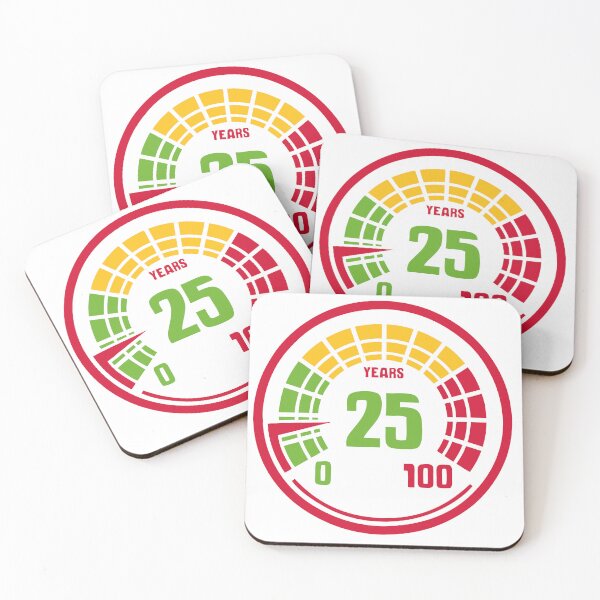 Item preview, 25 years old age youth birthday counter designed and sold by Achille3777.