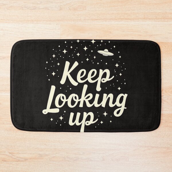 Item preview, Keep Looking Up" – Hypnotic Glow-in-the-Dark UFO Design  designed and sold by highvibz72.