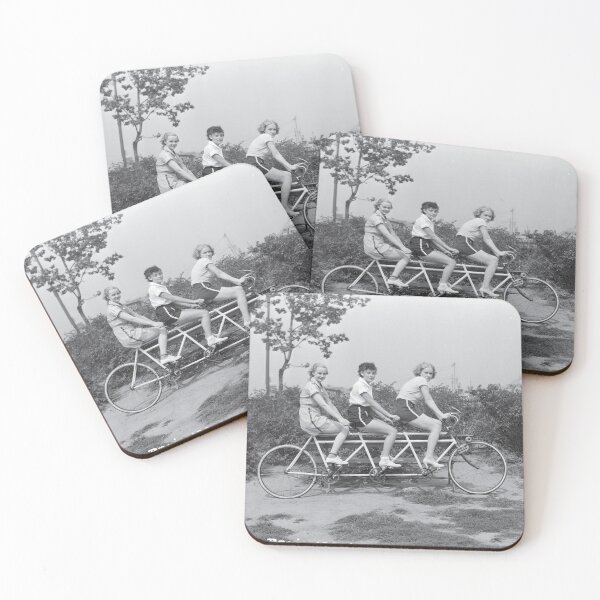 Item preview, Poster: Women Cyclists on Bicycle Built For Three designed and sold by Artcop's T-Shirt Emporium.