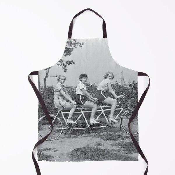 Item preview, Poster: Women Cyclists on Bicycle Built For Three designed and sold by Artcop's T-Shirt Emporium.