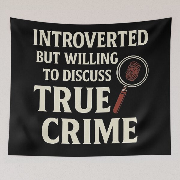 Item preview, Introverted But Willing to Discuss True Crime Shirt – Funny True Crime Fan Gift for Introverts designed and sold by Fantsy-world.