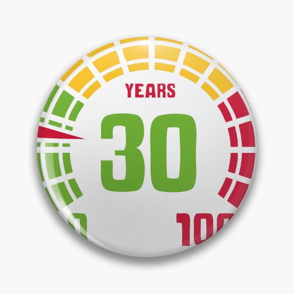 Item preview, 30 years old age youth birthday counter designed and sold by Achille3777.