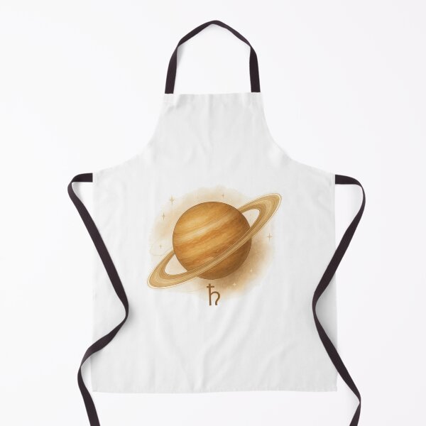 Item preview, Saturn Symbol Ringed Planet Celestial Astrology Illustration designed and sold by Vendeloc.