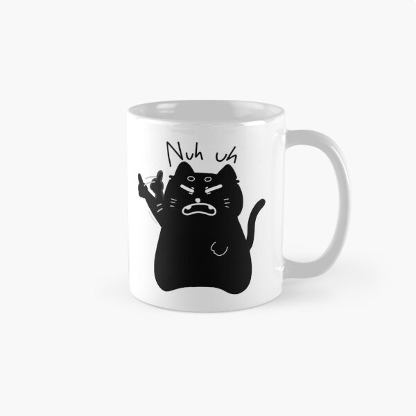 Item preview, Nuh uh chubby cat designed and sold by luvissaya.