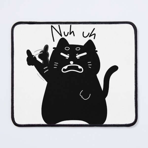 Item preview, Nuh uh chubby cat designed and sold by luvissaya.