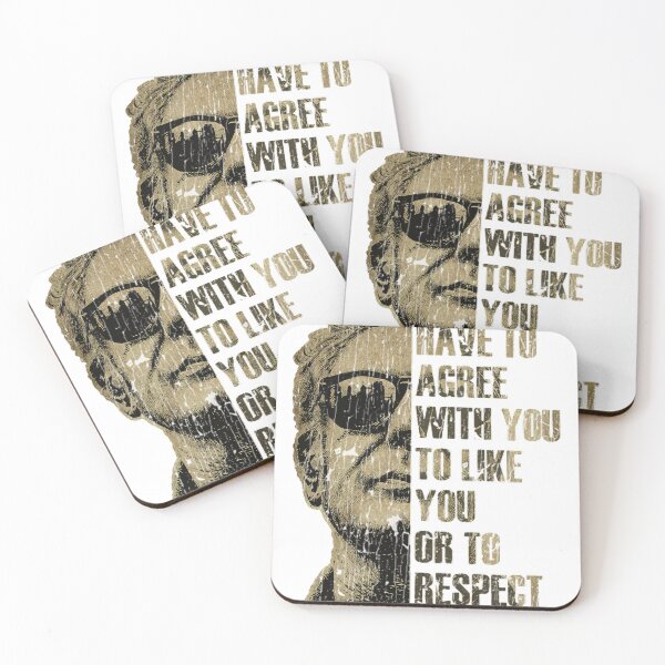 Item preview, Vintage Respect Quote Portrait Art For Free Thinkers Gift For Peaceful Debaters designed and sold by bitlertam.