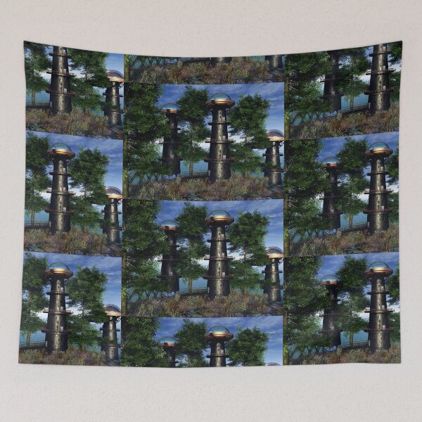 Item preview, Tower Houses designed and sold by Solitaire Parke.
