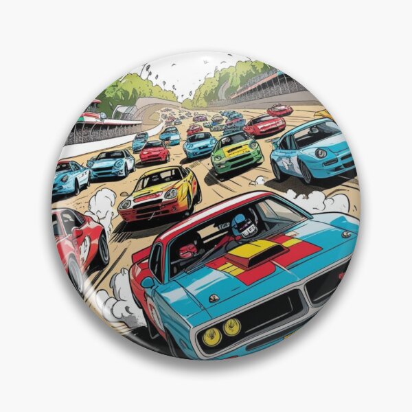 Item preview, Retro Racing Mayhem Comic Style Fast and Furious Cars designed and sold by BogskyShop.