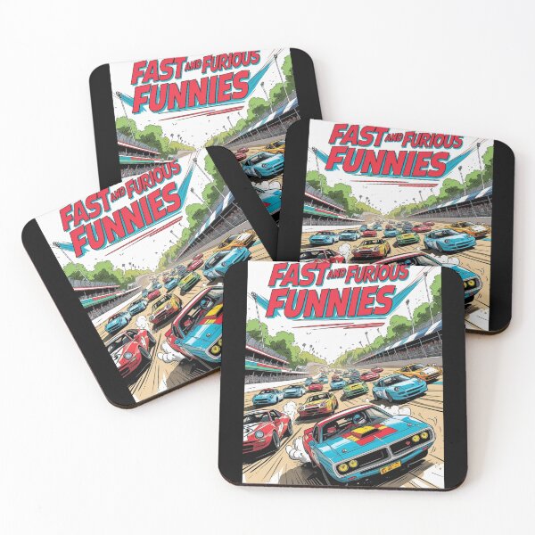 Item preview, Retro Racing Mayhem Comic Style Fast and Furious Cars designed and sold by BogskyShop.