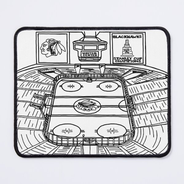 Item preview, Sport Team Stadium Art, Chicago Hockey, Illinois Hockey Team designed and sold by GalleryTrio.
