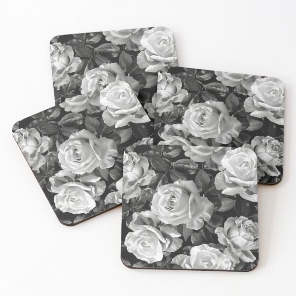 Item preview, Black and white roses designed and sold by Letteraddicted.