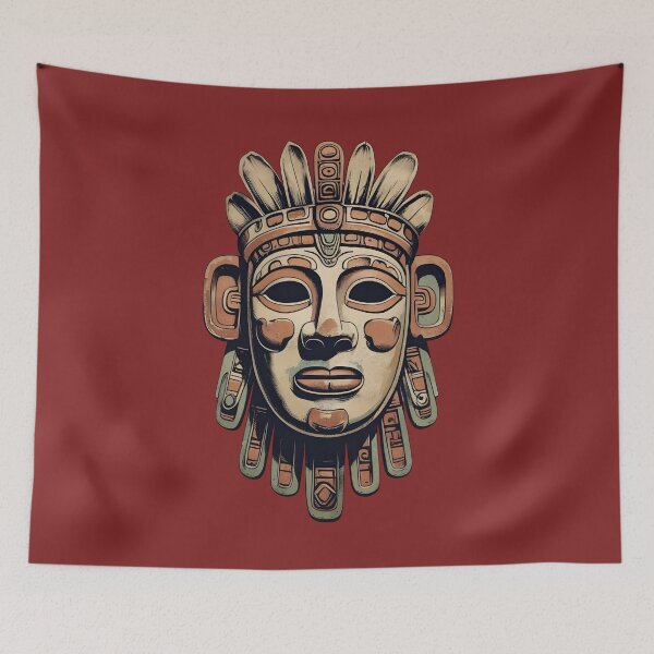 Item preview, Mayan Mask  designed and sold by StudioRedKoala.