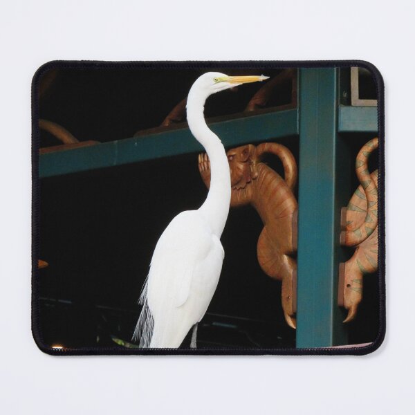 Item preview, White Egret designed and sold by ShutterbugBttns.