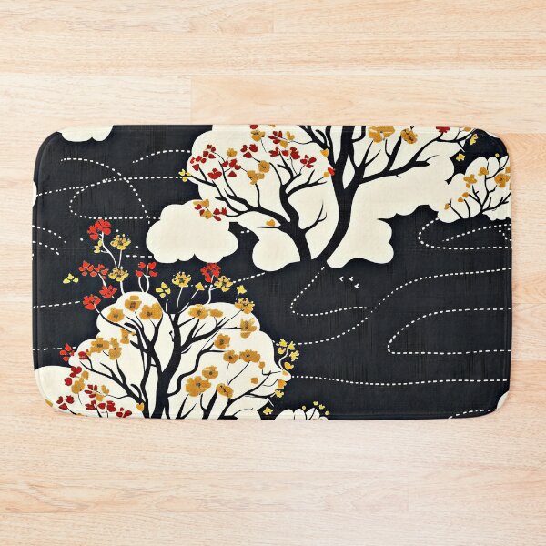 Item preview, Asian-Inspired Flowering Trees In Spring Abstract Art designed and sold by DEC02.