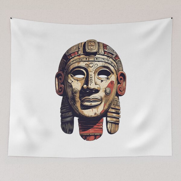Item preview, Mayan Mask  designed and sold by StudioRedKoala.