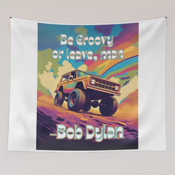 Item preview, Be Groovy or Leave, Man - Bob Dylan designed and sold by Craftonmegan.