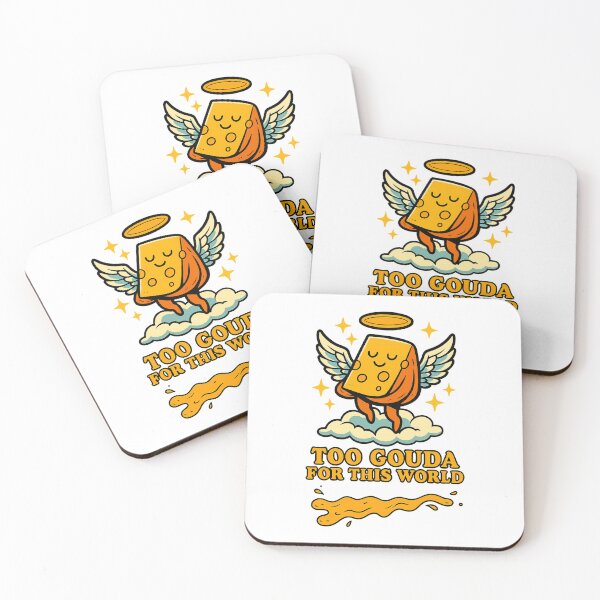 Item preview, Too Gouda for This World – Angelic Cheese Design designed and sold by Altered Array, LLC.