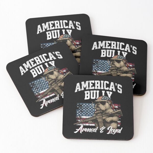 Item preview, Patriotic American Bully Armed & Loyal Dog Shirt designed and sold by RizVibes.