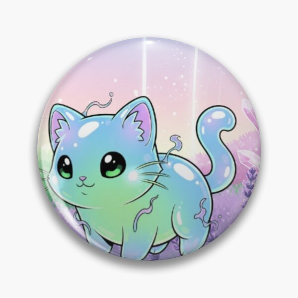 Artikelvorschau, Prisma, Kawaii Vortexia Kitty: Leuchtendes Haustier mit kosmischer Energie – Comic-Kunst entworfen und verkauft von InspireHaven.