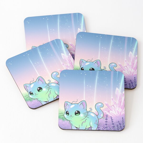 Item preview, Prisma, Kawaii Vortexia Kitty: Shining Cosmic Energy Pet - Comic Art designed and sold by InspireHaven.