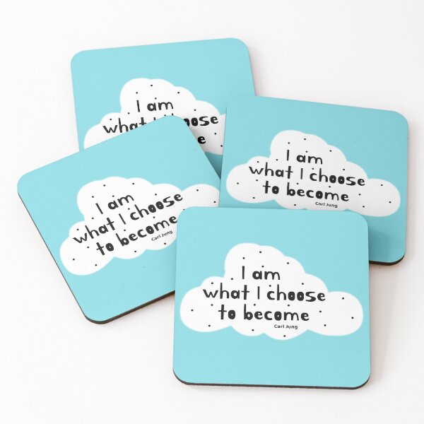Item preview, I Am What I Choose Literary Quote Carl Jung  designed and sold by art64.