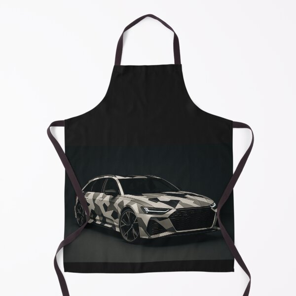 Item preview, Aggressive Sports Wagon Displayed With Abstract Camo On Dark Background designed and sold by RevUpDesign.