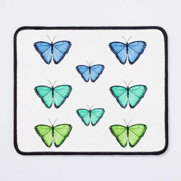 Item preview, Butterflies Sticker Pack (Blue and Green) designed and sold by andrebalest.art.