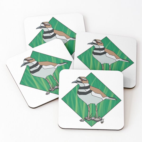 Item preview, Geometric Killdeer designed and sold by birdsbyblue.