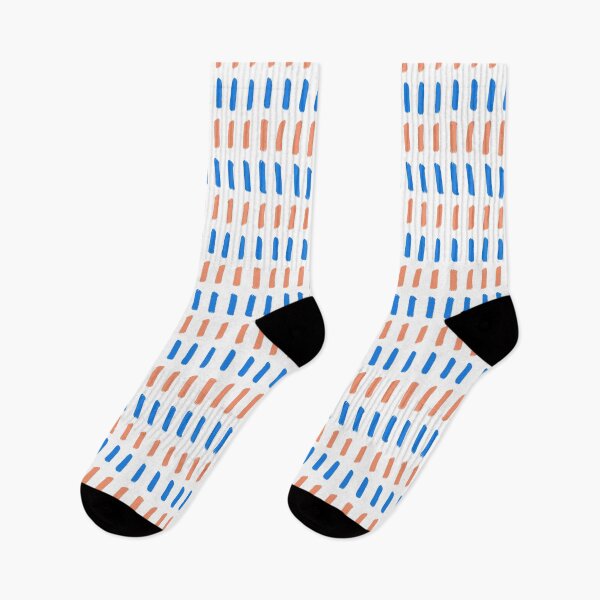 Item preview, Modern Minimalist Abstract Pattern, Painterly Paint Brush Strokes lines, Nordic colorful geometric design designed and sold by Natasha May Design.